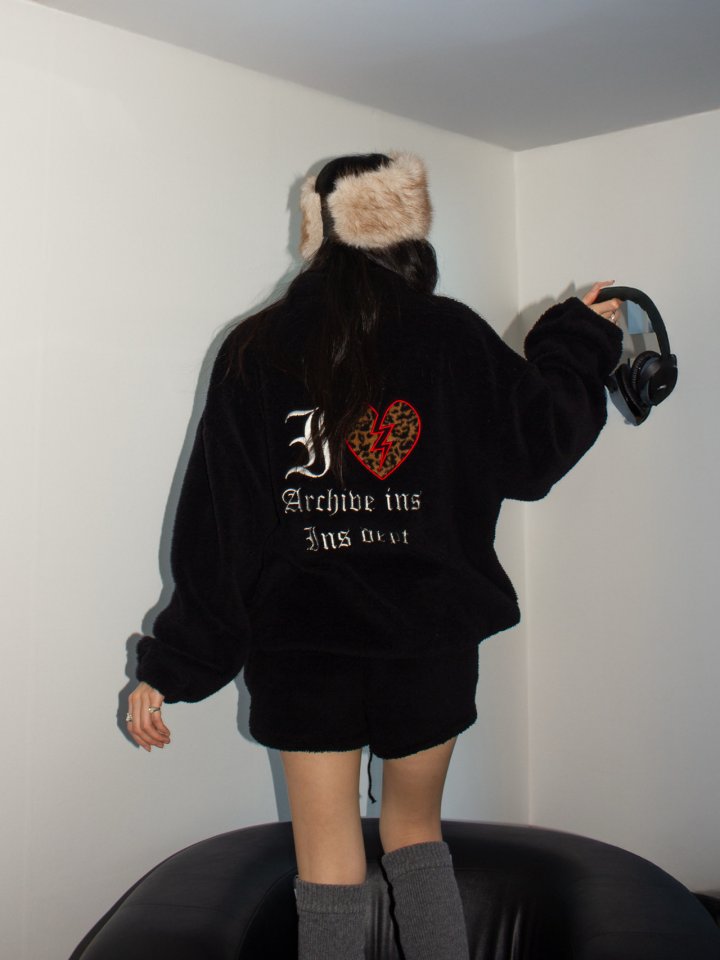 Inssense - Korean Women Fashion - #momslook - Teddy Fleece Cozy Drawstring Shorts - 5