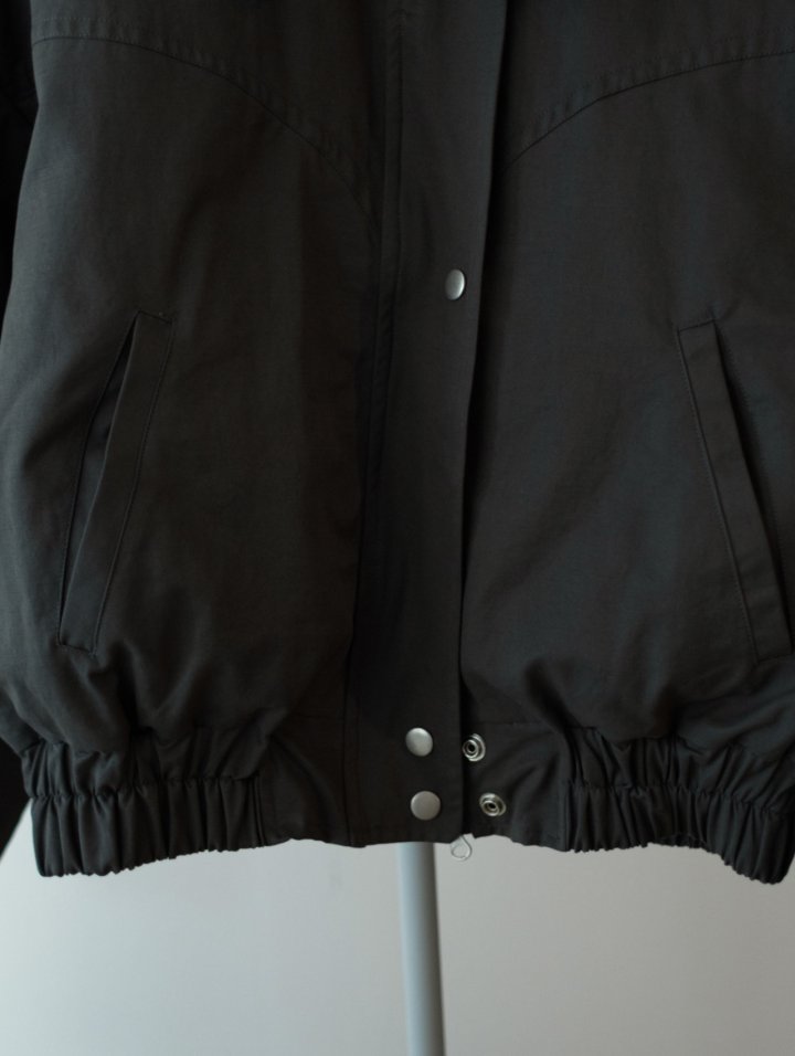Inssense - Korean Women Fashion - #vintageinspired - Soft Collar Peach Bomber Jacket - 10