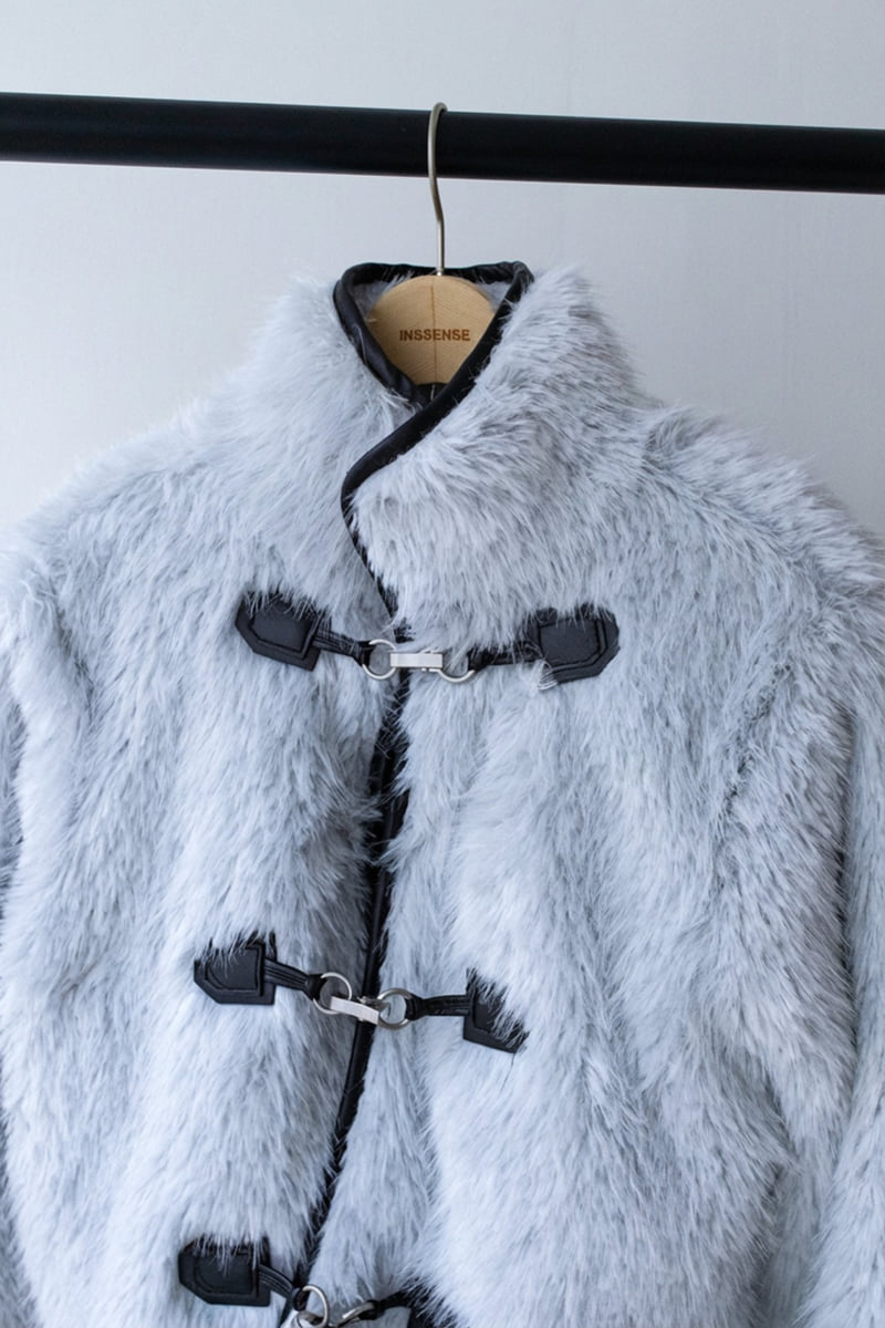 Inssense - Korean Women Fashion - #womensfashion - Toggle Crop Jacket - 2