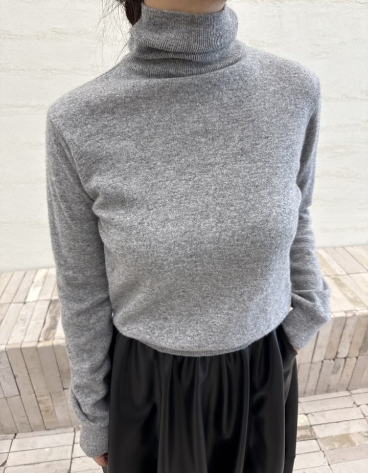 Janie - Korean Women Fashion - #vintagekidsstyle - Essential Turtleneck Tee - 4
