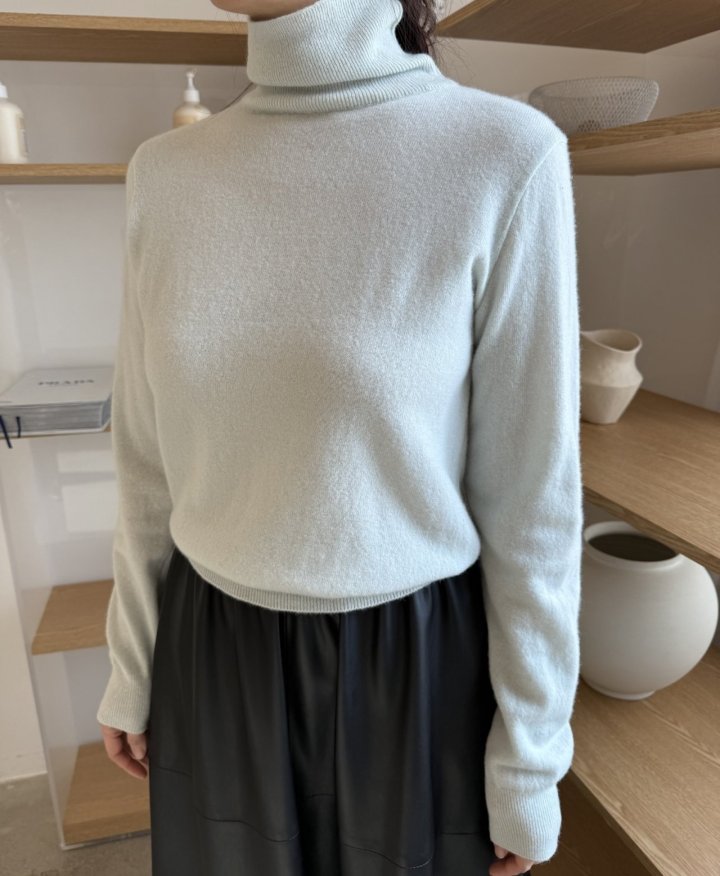 Janie - Korean Women Fashion - #vintageinspired - Essential Turtleneck Tee - 2