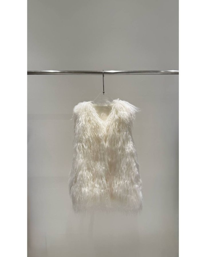 Janie - Korean Women Fashion - #vintageinspired - Wave Soft Vest