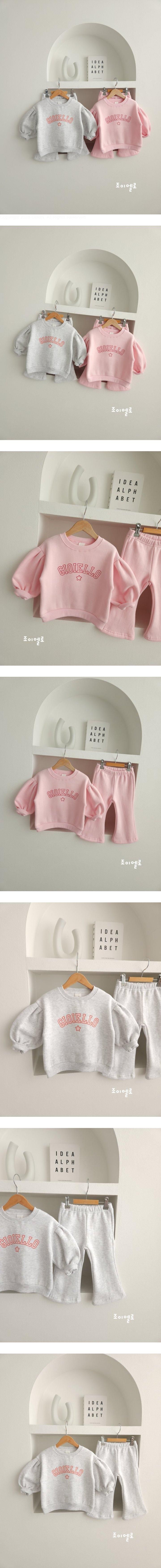 Joy ello - Korean Children Fashion - #minifashionista - Joy Top Bottom Set