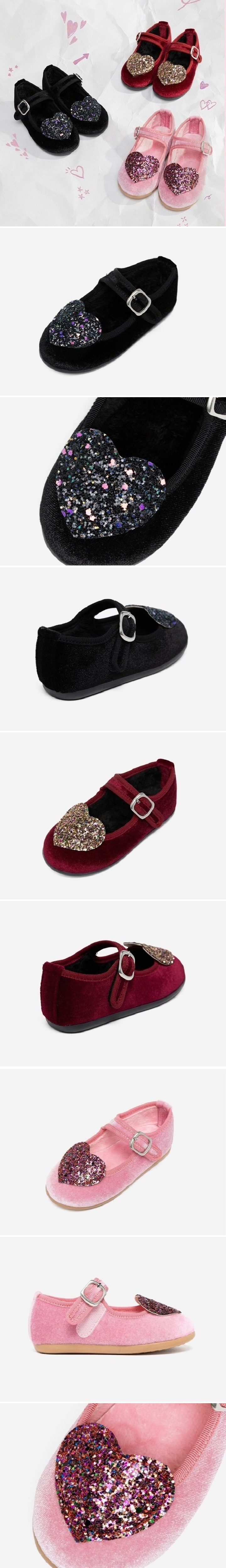 La Stella - Korean Children Fashion - #fashionkids - Tiny Heart Flat