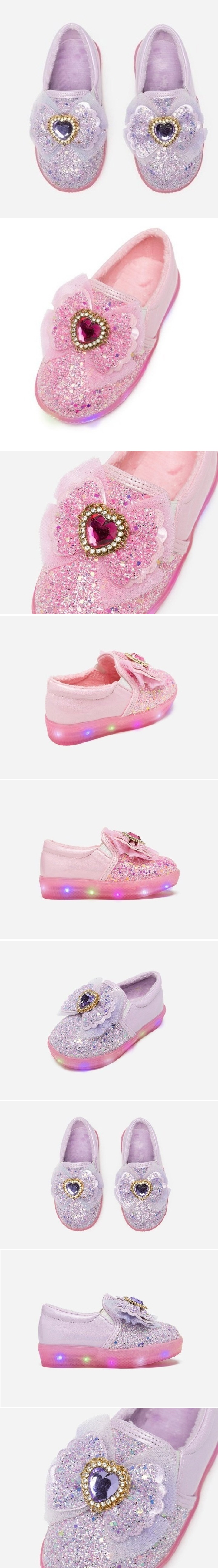 La Stella - Korean Children Fashion - #littlefashionista - Magical LED Slip-on