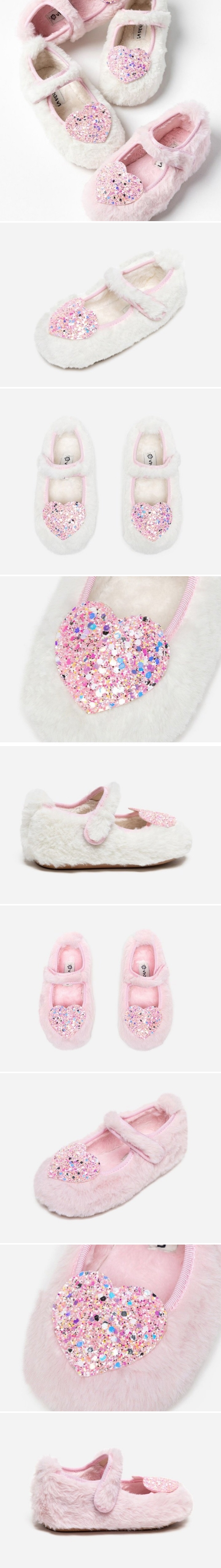 La Stella - Korean Children Fashion - #magicofchildhood - Love Puff Flat