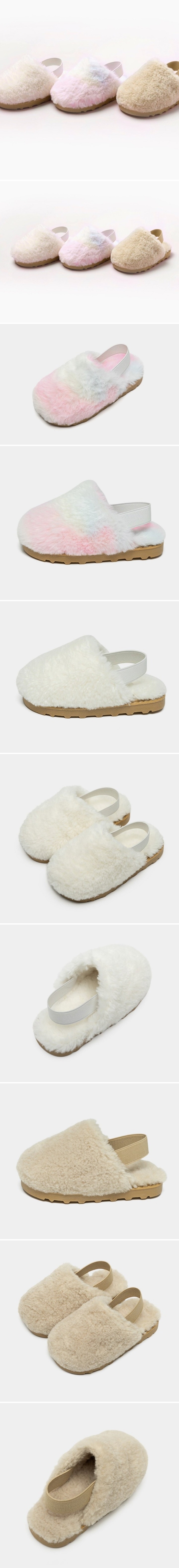 La Stella - Korean Children Fashion - #stylishchildhood - Shearling Ugg Sandals