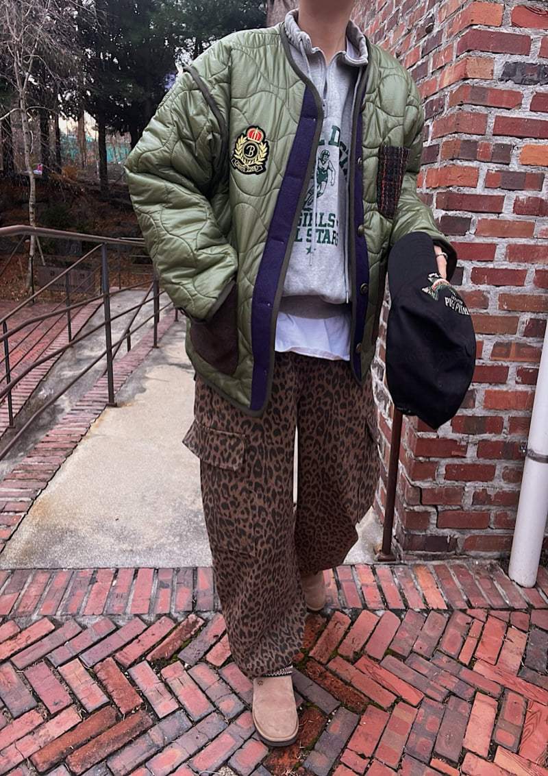 Lagrass - Korean Women Fashion - #momslook - Leopard Pocket Pants - 9