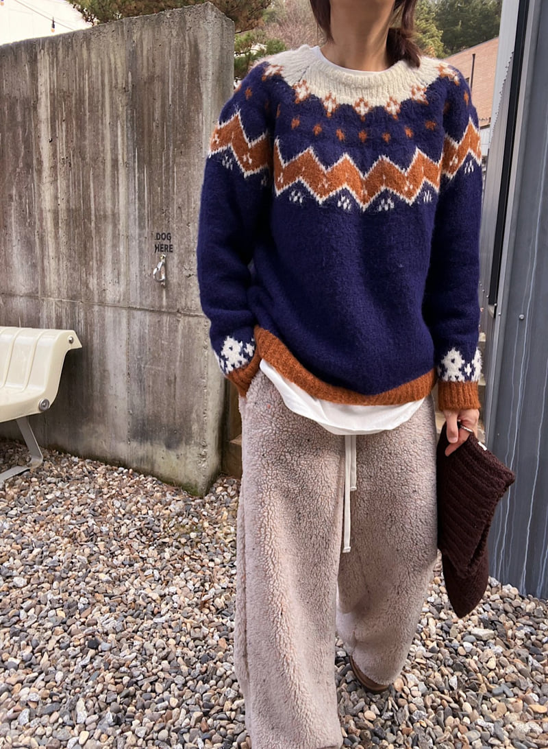 Lagrass - Korean Women Fashion - #momslook - Winter Warm Knit - 2