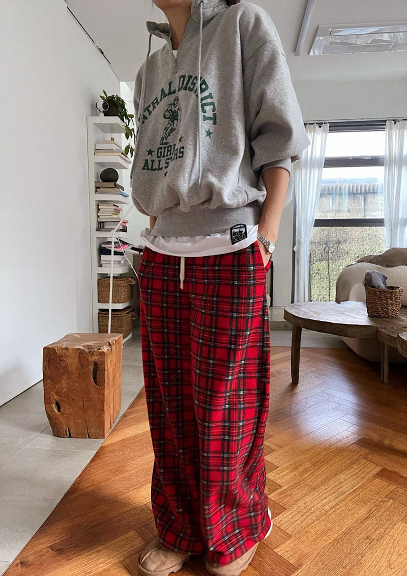 Lagrass - Korean Women Fashion - #momslook - Eve Check Pants - 11
