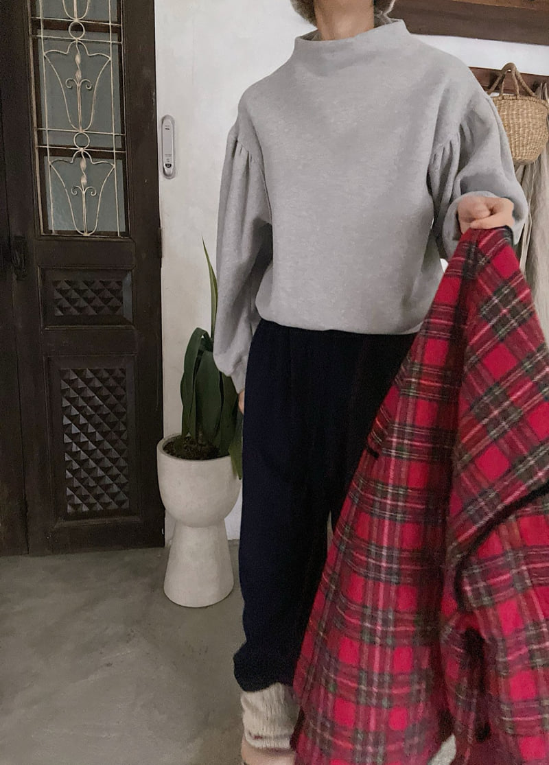Lagrass - Korean Women Fashion - #momslook - Puff Sweatshirt - 9
