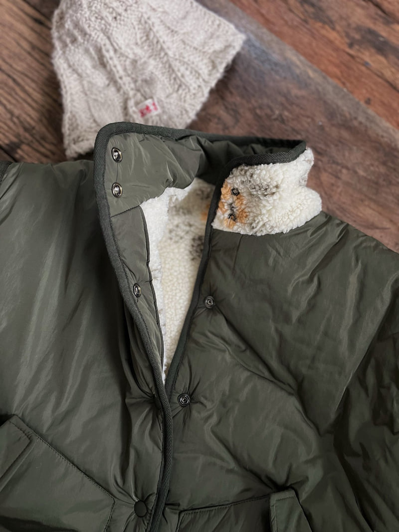 Lagrass - Korean Women Fashion - #momslook - Looney Soft Padding Jacket - 12