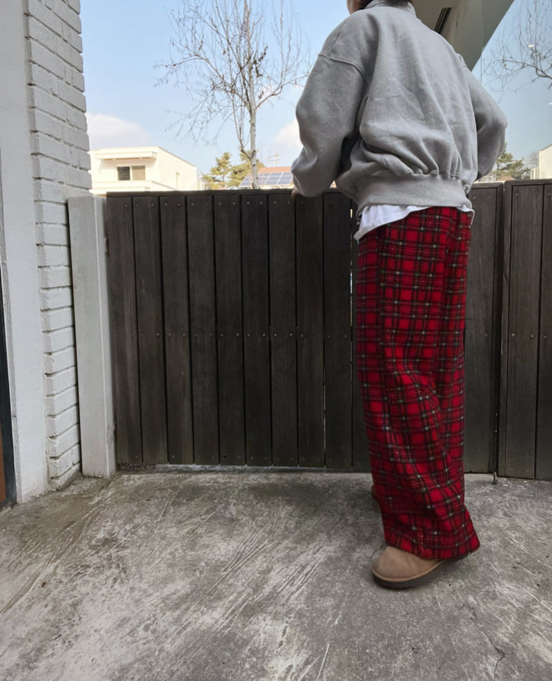 Lagrass - Korean Women Fashion - #pursuepretty - Eve Check Pants - 4