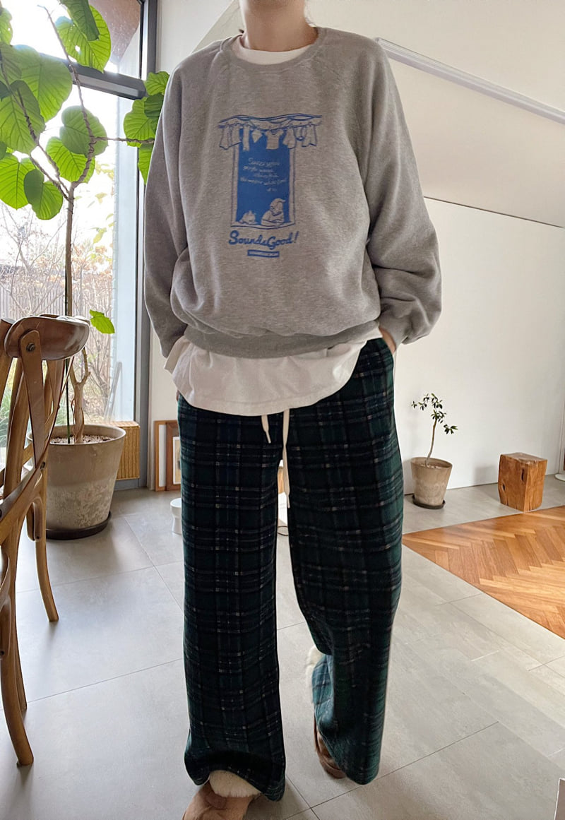 Lagrass - Korean Women Fashion - #romanticstyle - Eve Check Pants - 5