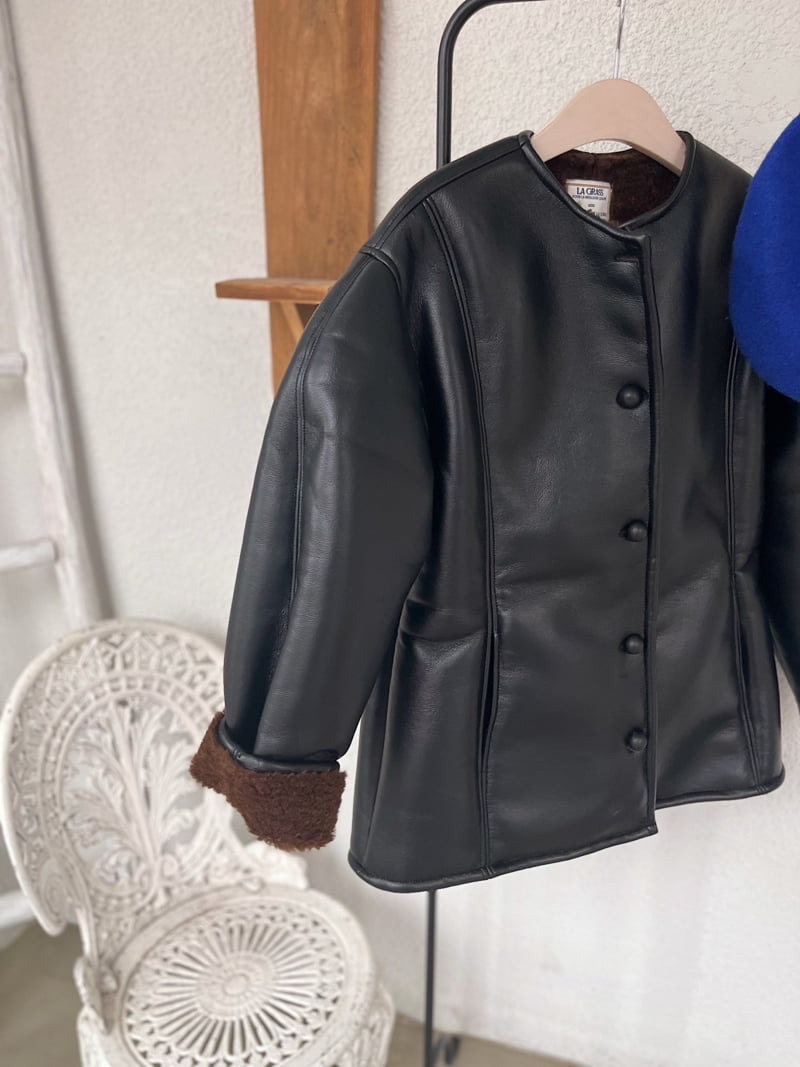 Lagrass - Korean Women Fashion - #shopsmall - Toy Mustang Jacket