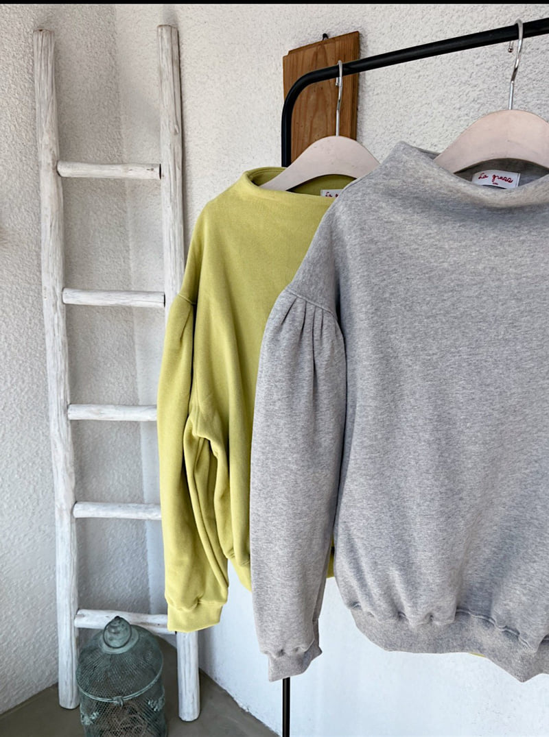 Lagrass - Korean Women Fashion - #thelittlethings - Puff Sweatshirt - 6