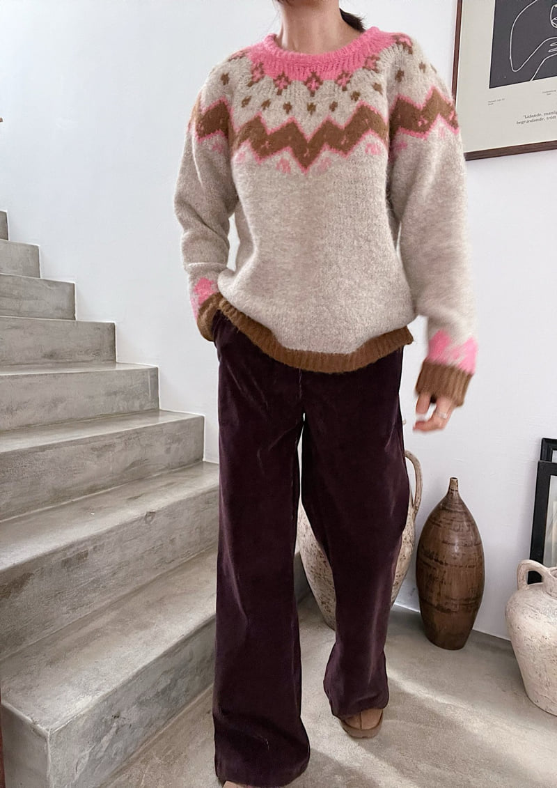 Lagrass - Korean Women Fashion - #vintageinspired - Winter Warm Knit - 10