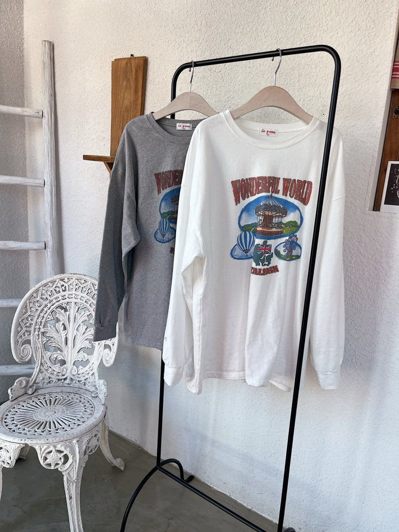 Lagrass - Korean Women Fashion - #momslook - Wonder Tee - 4