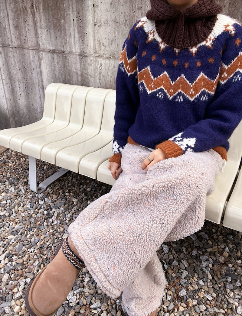 Lagrass - Korean Women Fashion - #womensfashion - Winter Warm Knit - 3