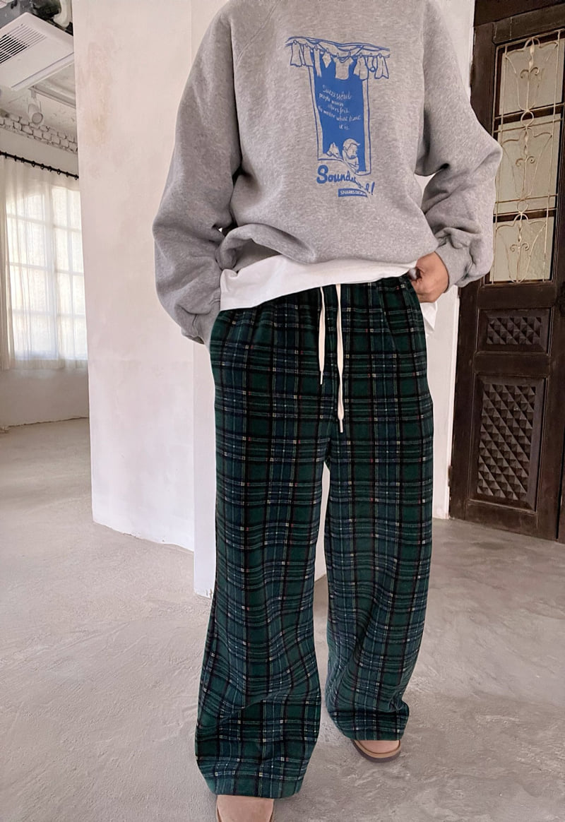 Lagrass - Korean Women Fashion - #womensfashion - Eve Check Pants - 10