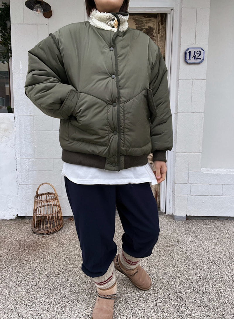 Lagrass - Korean Women Fashion - #womensfashion - Looney Soft Padding Jacket - 7