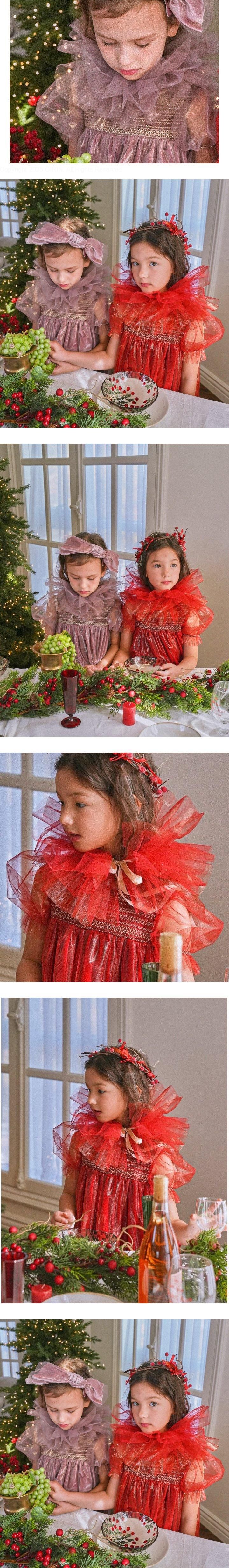 Le Bev - Korean Children Fashion - #magicofchildhood - Bell Shine Neck Frill