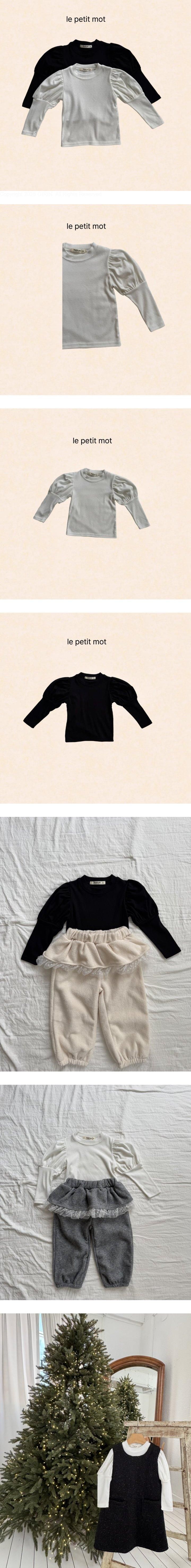 Le petitmot - Korean Children Fashion - #childrensboutique - Romantic Puff Tee - 2