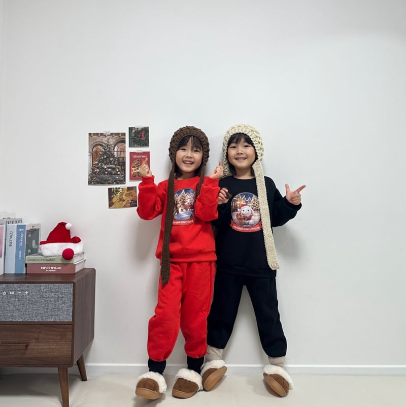 Little Rabbit - Korean Children Fashion - #littlefashionista - Fleece Rabbit Santa Set - 3