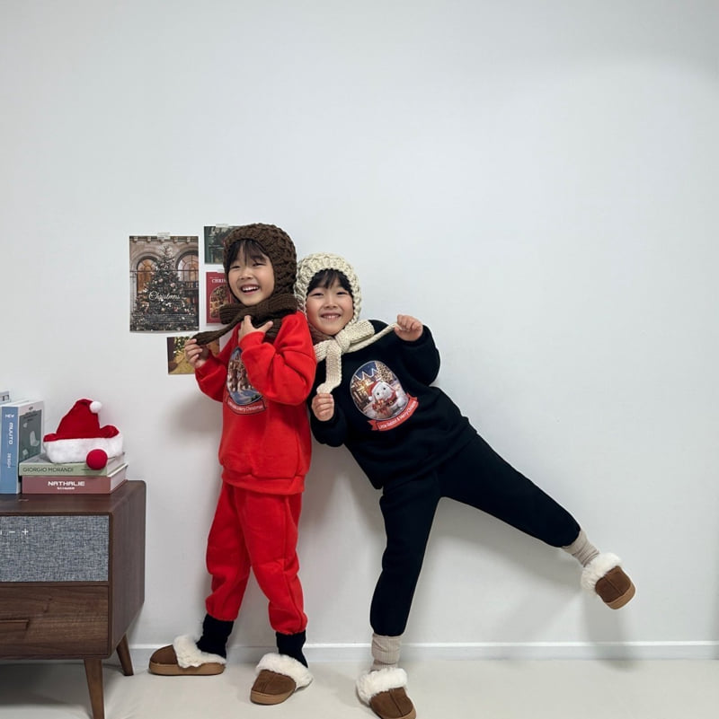Little Rabbit - Korean Children Fashion - #prettylittlegirls - Fleece Rabbit Santa Set - 6