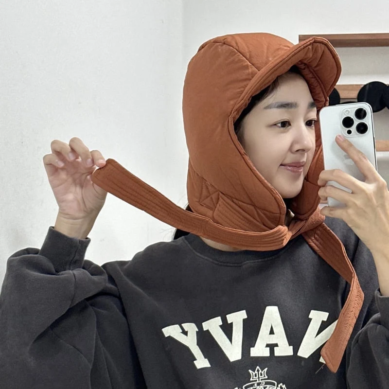 Little Rabbit - Korean Women Fashion - #momslook - Padded Bonnet - 9