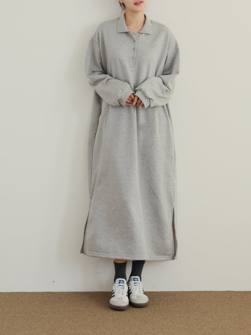 Lovely - Korean Women Fashion - #momslook - Benny Collar One-piece