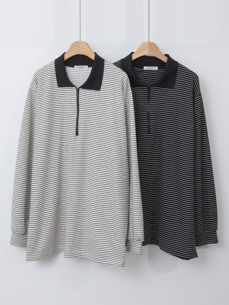 Lovely - Korean Women Fashion - #momslook - Willy Collar Tee - 12