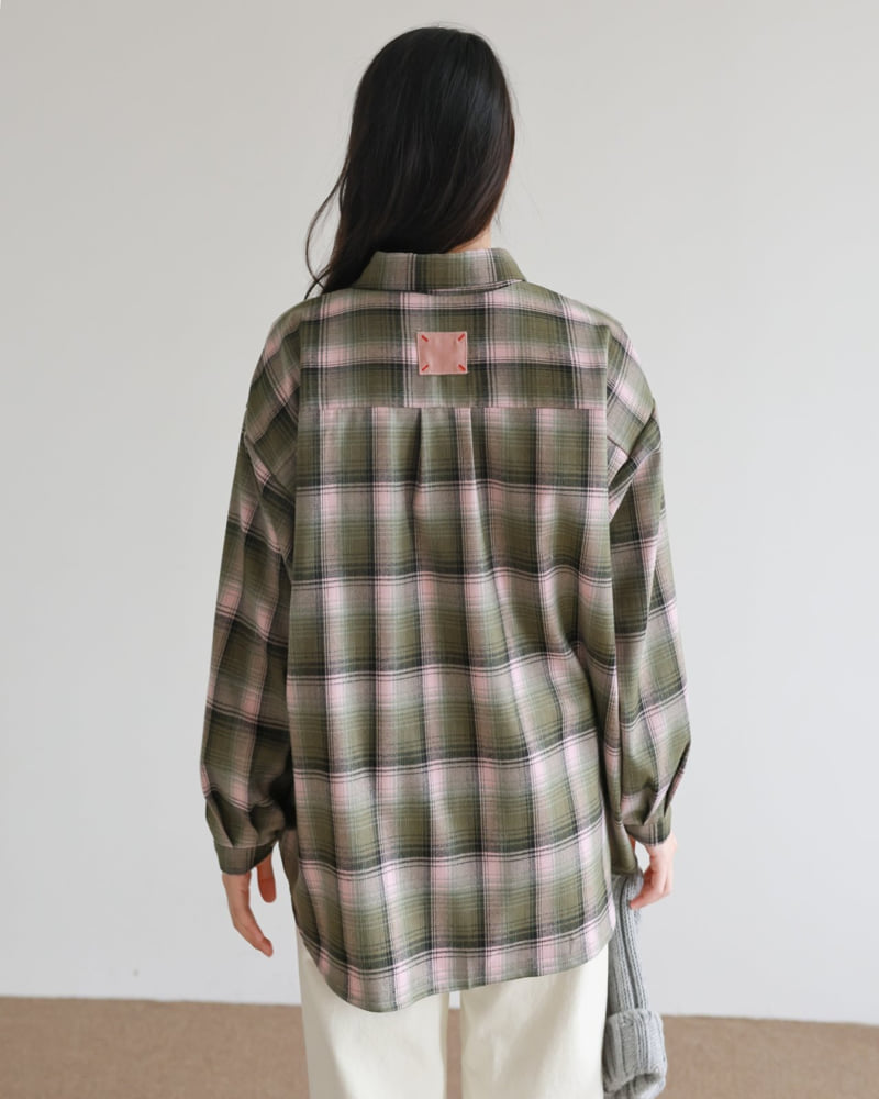 Lovely - Korean Women Fashion - #momslook - Canoe Check Shirt - 11