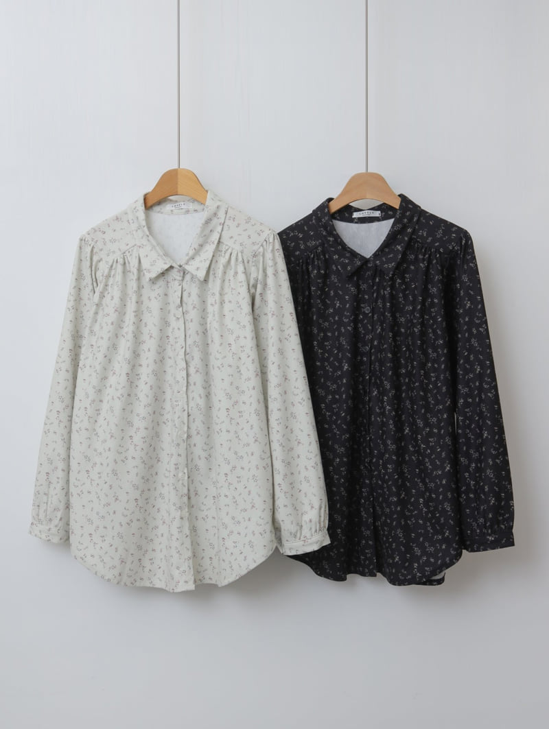 Lovely - Korean Women Fashion - #momslook - To You Ditsy Blossom Blouse - 12