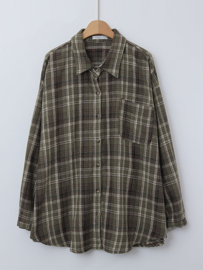 Lovely - Korean Women Fashion - #momslook - Mine Check Shirt - 11