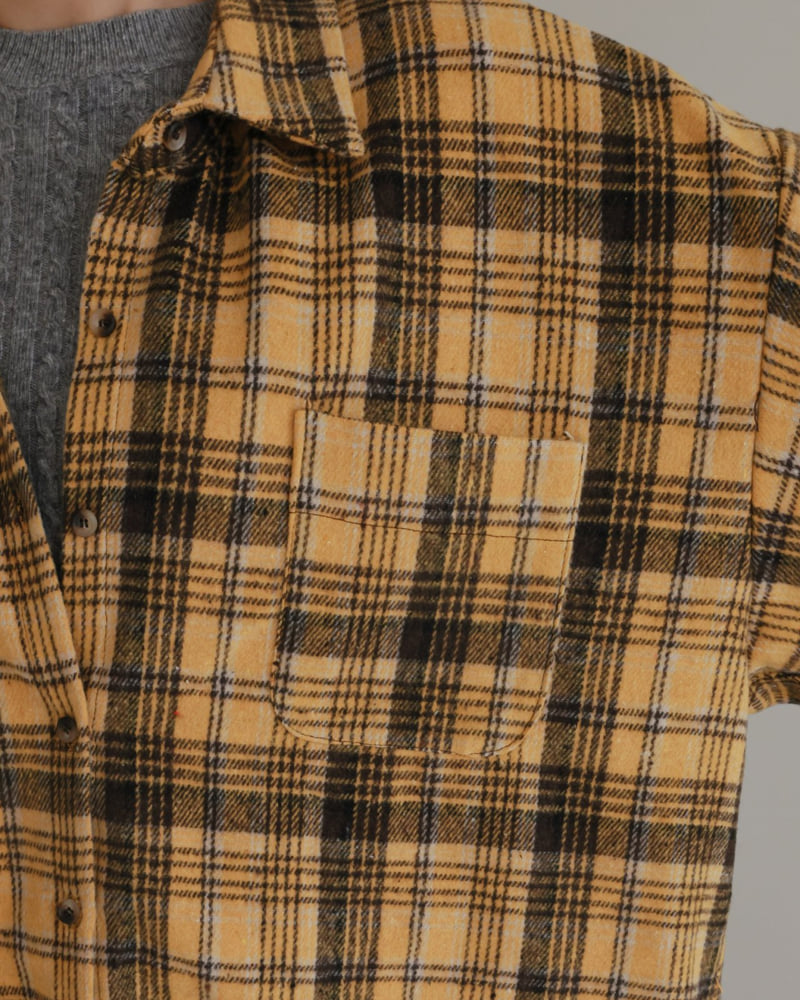 Lovely - Korean Women Fashion - #momslook - Mine Check Shirt - 9