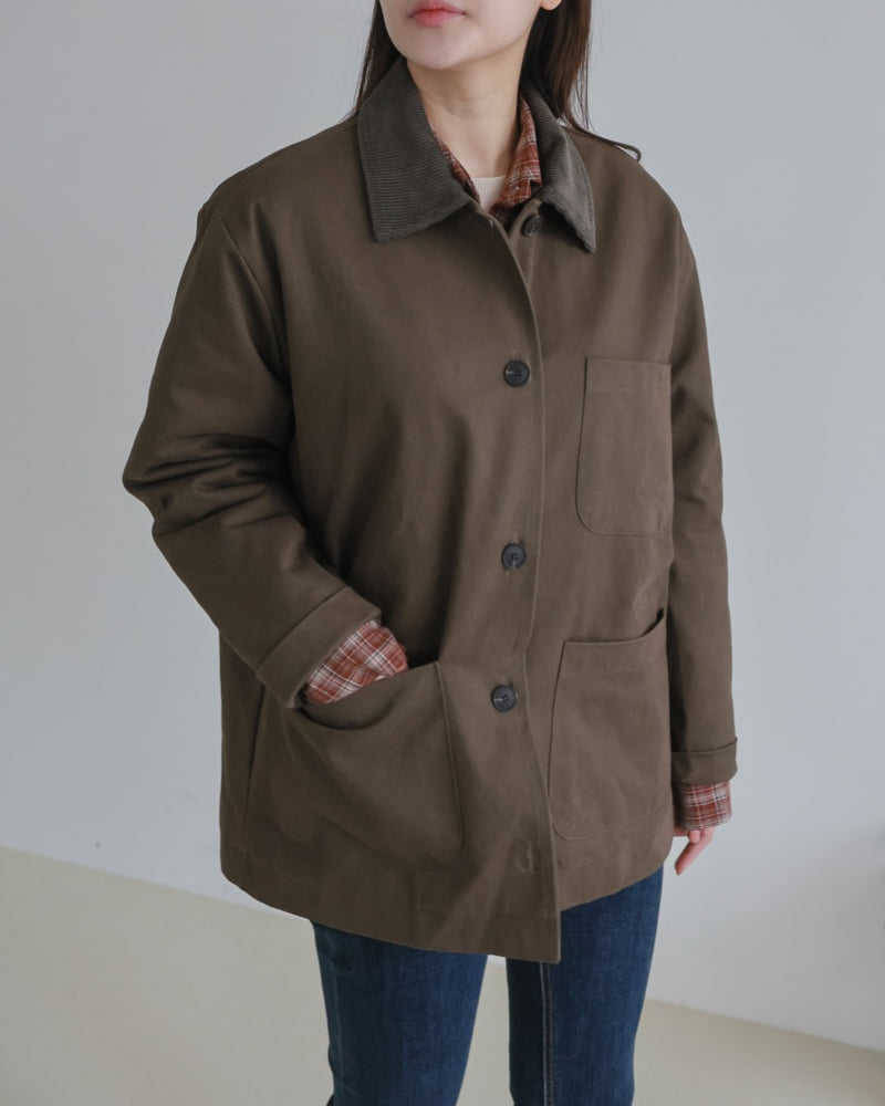Lovely - Korean Women Fashion - #momslook - Peach Work Jacket - 8