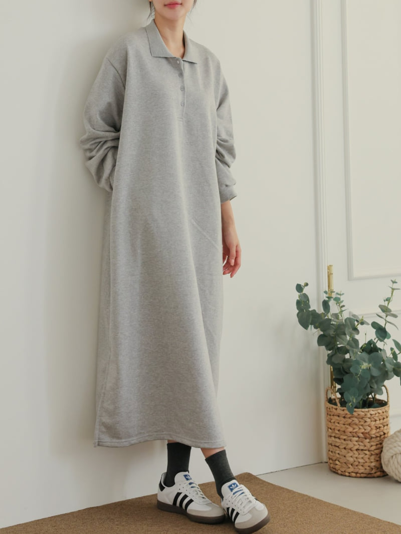 Lovely - Korean Women Fashion - #pursuepretty - Benny Collar One-piece - 5