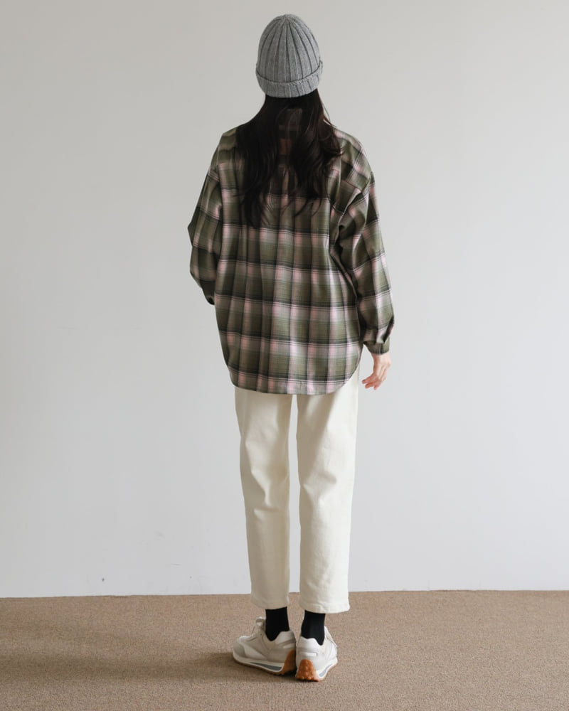 Lovely - Korean Women Fashion - #pursuepretty - Canoe Check Shirt - 3