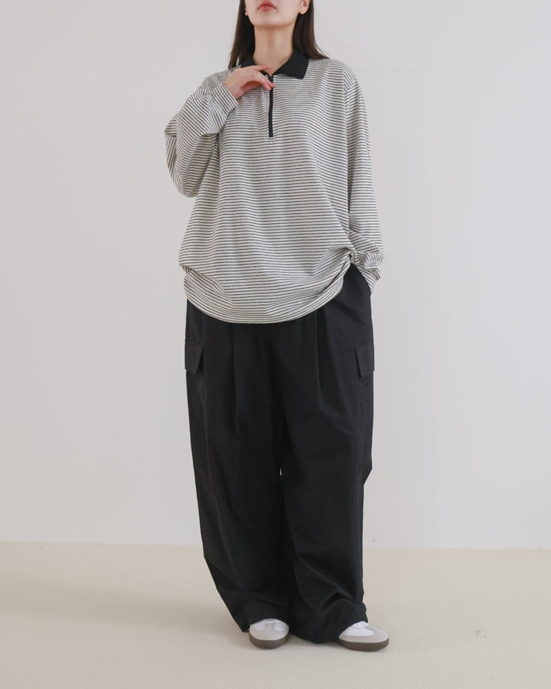 Lovely - Korean Women Fashion - #restrostyle - Willy Collar Tee - 5