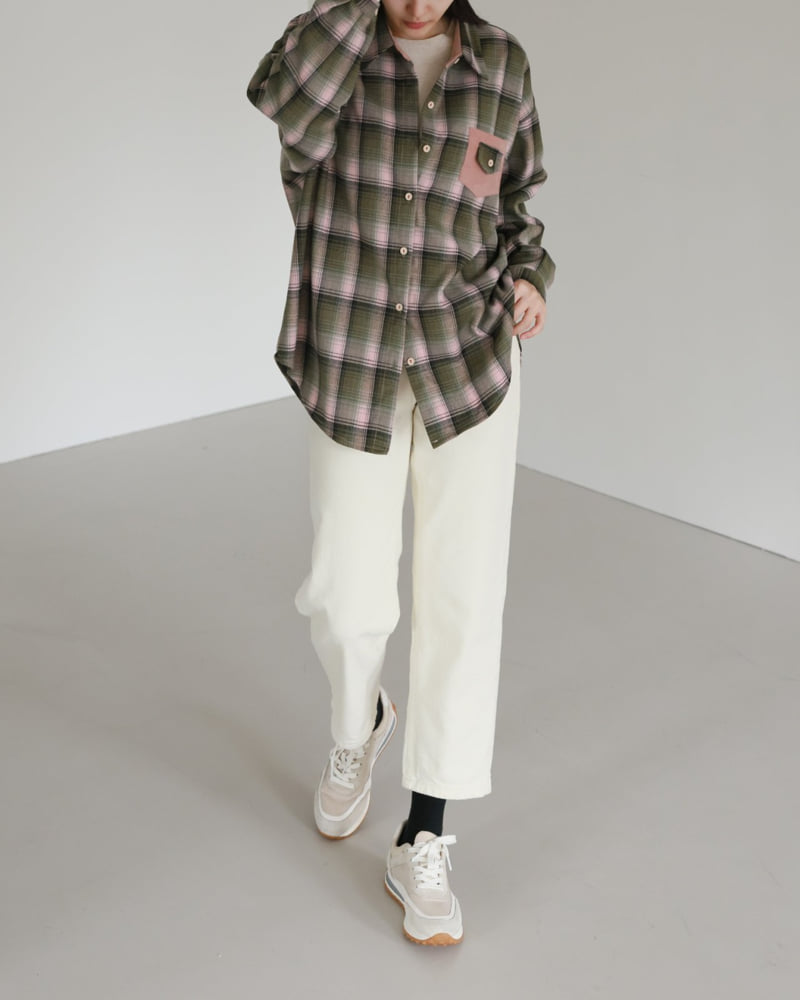 Lovely - Korean Women Fashion - #pursuepretty - Canoe Check Shirt - 4