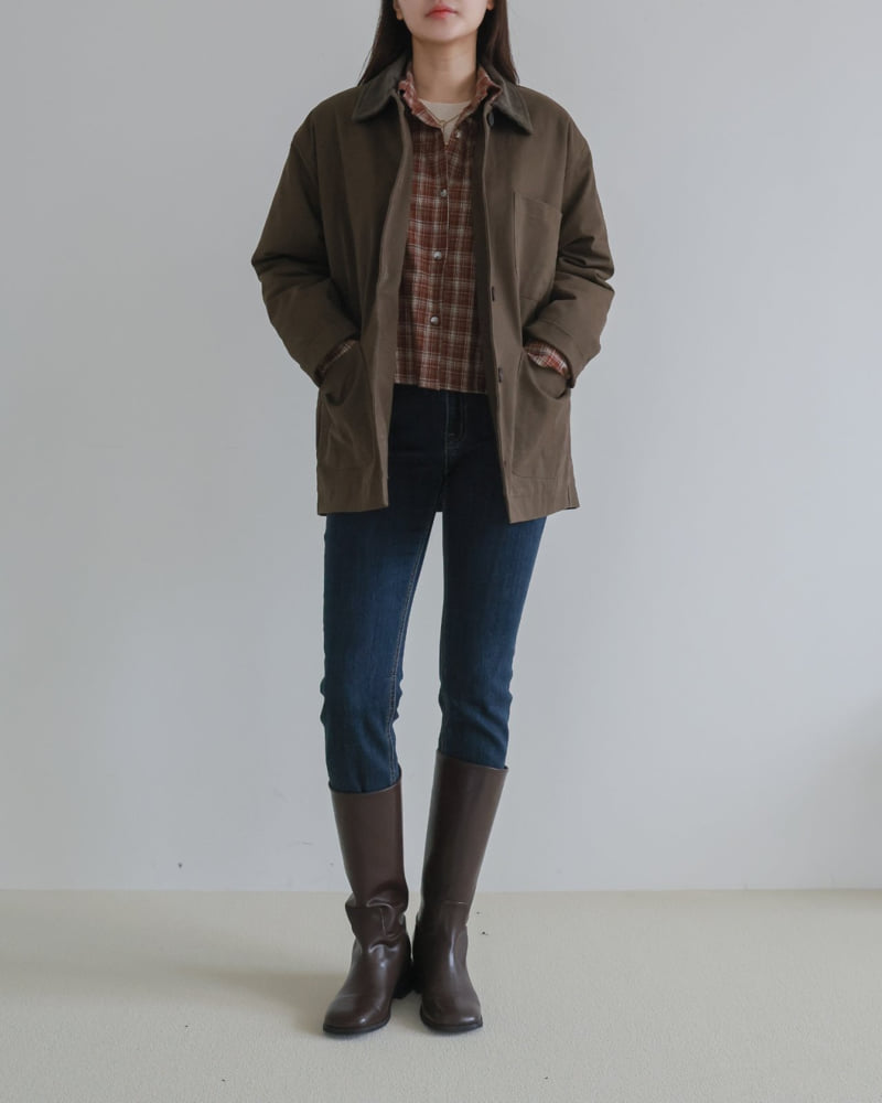Lovely - Korean Women Fashion - #restrostyle - Peach Work Jacket