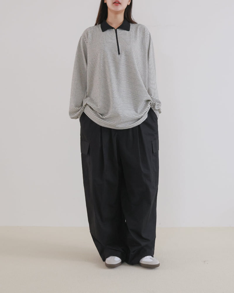 Lovely - Korean Women Fashion - #romanticstyle - Willy Collar Tee - 6