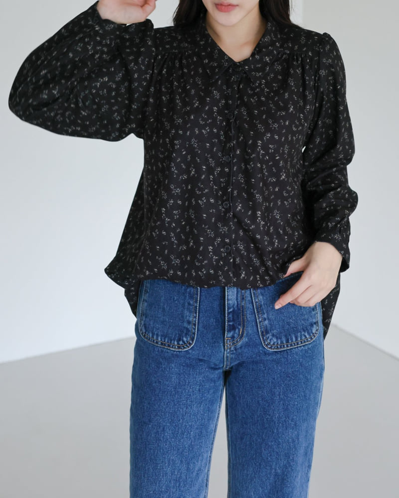 Lovely - Korean Women Fashion - #shopsmall - To You Ditsy Blossom Blouse - 5