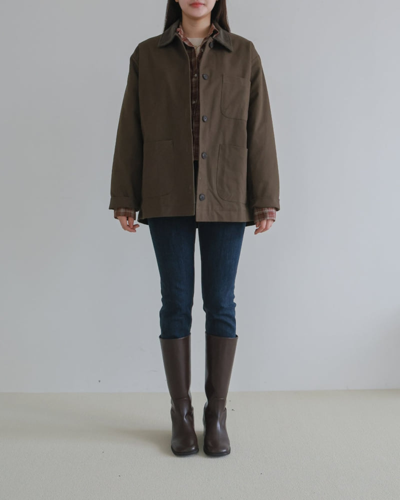 Lovely - Korean Women Fashion - #shopsmall - Peach Work Jacket - 3