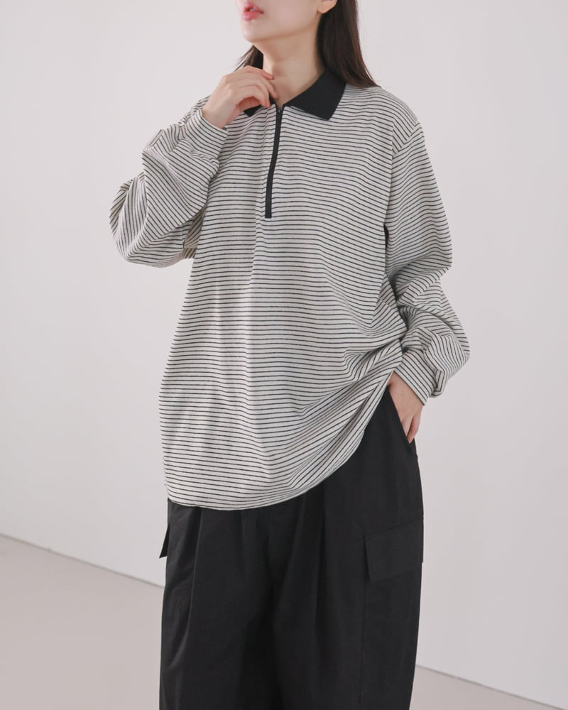 Lovely - Korean Women Fashion - #thatsdarling - Willy Collar Tee - 8