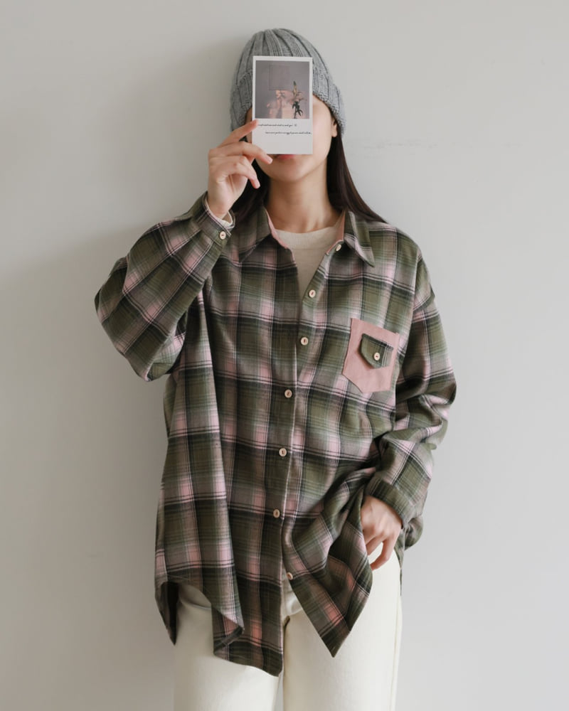 Lovely - Korean Women Fashion - #thatsdarling - Canoe Check Shirt - 7