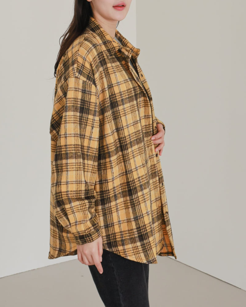 Lovely - Korean Women Fashion - #thelittlethings - Mine Check Shirt - 6