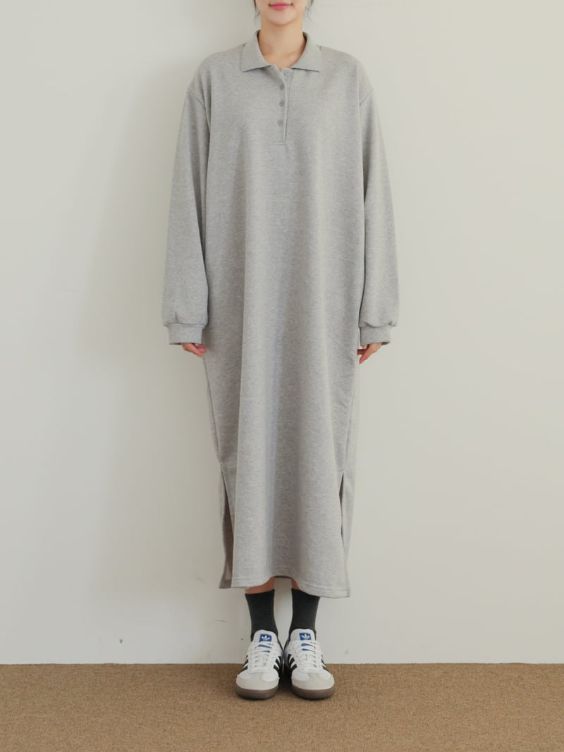 Lovely - Korean Women Fashion - #vintageinspired - Benny Collar One-piece - 3