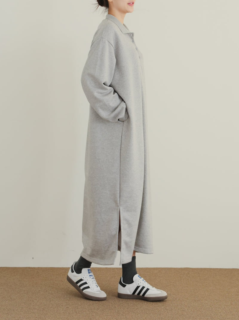 Lovely - Korean Women Fashion - #vintageinspired - Benny Collar One-piece - 4
